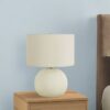 Lighting, Contemporary Table Lamp, Ceramic - Cream - Image 7