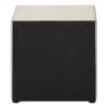 Nightstand, Storage Drawer, Upholstered, Transitional - Beige - Image 5
