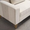 Aesthetic Sofas For Living Room, 3 Seater Couch With Classic Modern Appeal And Luxurious Soft Comfort - Beige - Image 4