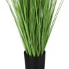 47" Tall, Artificial Plant, Grass Tree, Indoor, Faux, Fake, Floor, Greenery, Potted, Real Touch, Decorative - Green / Black - Image 2
