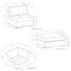 Jasmine - Pit Sectional Sofa - Gray - Image 13