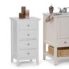 Acadian - Four Drawer Floor Storage Cabinet - Pure White - Image 9