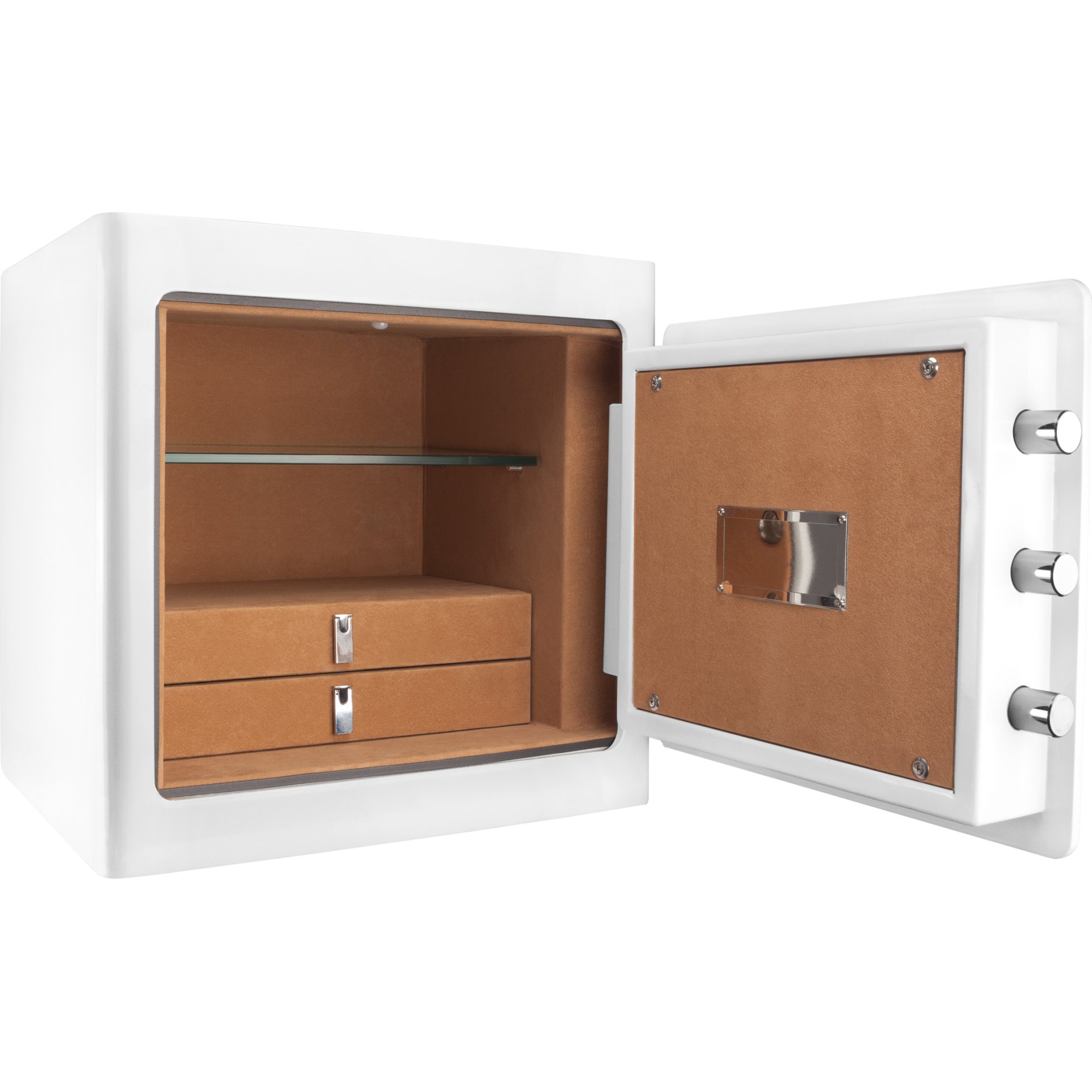 1.01 Cubic Ft Jewelry Safe - White - Image 3