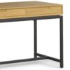 Banting - Mid Century Wide Desk - Oak Veneer - Image 8