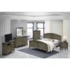 King Bed With Versatile Design Stylish - Gray - Image 3