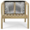 Palmetto - Outdoor Conversation Chair (Set of 2) - Stone Gray - Image 7
