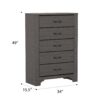 Junipe - 5 Drawer Chest - Brown - Image 6
