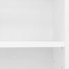 Entryway Bench With Integrated Shoe Cabinet, 3 In 1 Design And Mirrored Cabinet Door, Hall Tree With 4 Sturdy Hooks And Foldable Seat For Entrance, Living Room - White - Image 19