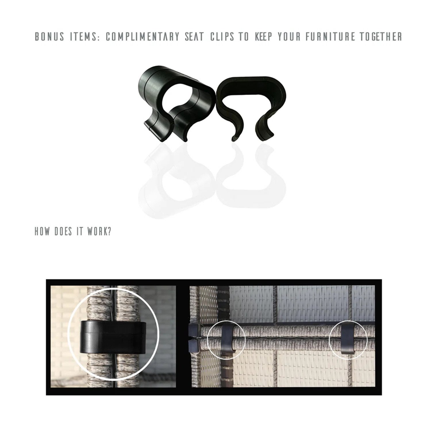 6 Person Seating Group With Cushions - Brown - Image 6