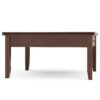Artisan - Square Coffee Table - Russet Brown - Image 5