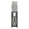 Accent Console Table For Entryway, Modern - Gray - Image 3