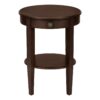 Accent Table, 2 Tier, Transitional - Espresso - Image 2