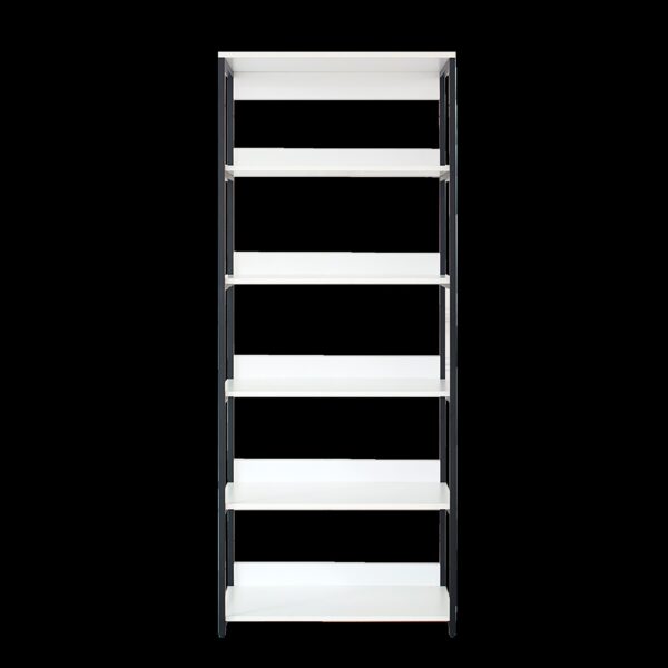 Fiona - Modern Walk In Closet With 5 Shelves And Metal - White