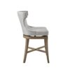 Carson - Counter Stool With Swivel Seat, Wingback - Light Gray - Image 6