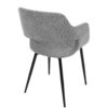 Margarite - Contemporary Dining / Chair (Set of 2) - Black / Gray - Image 4