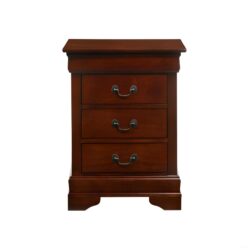 Louis Phillipe - 3 Drawer Nightstand - Cherry