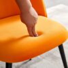 Dining Side Chairs (Set of 4) - Orange - Image 6