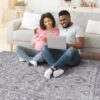 Marfi - 2' X 3' Abstract Area Rug - Gray / Multi - Image 4