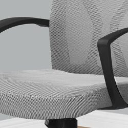 Office Chair, Adjustable Height, Swivel, Ergonomic, Comfortable Seating, Contemporary & Modern - Gray