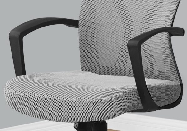 Office Chair, Adjustable Height, Swivel, Ergonomic, Comfortable Seating, Contemporary & Modern - Gray