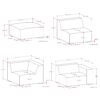 Rex - Left Sectional Sofa And Ottoman - Brown - Image 18