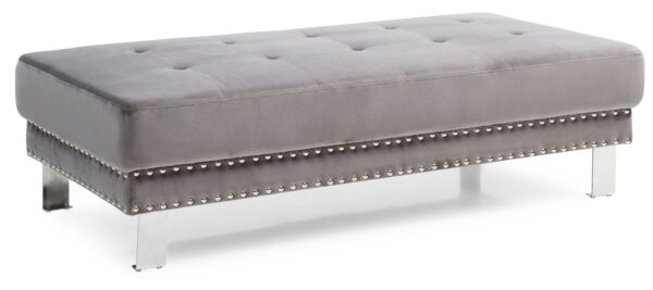 Ottoman For Contemporary Homes - Gray