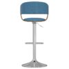 Lowell - Adjustable Swivel Bar Stool - Blue - Image 4