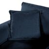 Oversized Recliner Chair With Movable Ottoman, Soft Chenille Upholstered Indoor Lounge Chair, Diy Combination - Blue - Image 20