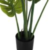 45" Tall, Artificial Plant, Monstera Tree, Indoor, Faux, Fake, Floor, Greenery, Potted, Real Touch, Decorative - Green / Black - Image 2