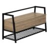 Bench, Entryway, Hallway, Storage, Rectangular, Contemporary & Modern - Taupe - Image 15