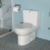1 Piece Toilet & Dual Flush, Soft Closing Seat - White - Image 2