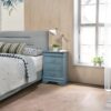 Louis Phillipe - 3 Drawer Nightstand - Teal - Image 4