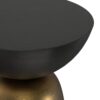 Clement - Cast Aluminum Side Table - Black - Image 7