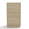 10 Gallon Tilt Out Trash Can Cabinet With Wave Textured Drawer - Oak - Image 17