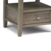 Warm Shaker - End Table - Distressed Gray - Image 5