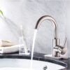 Bathroom Faucet Single Hole Single Handle - Brushed Nickel - Image 2