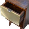 Manila - Mini 1 Drawer Nightstand - Chestnut - Image 6