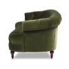 La Rosa - Victorian Chesterfield Tufted Sofa - Olive Green - Image 4