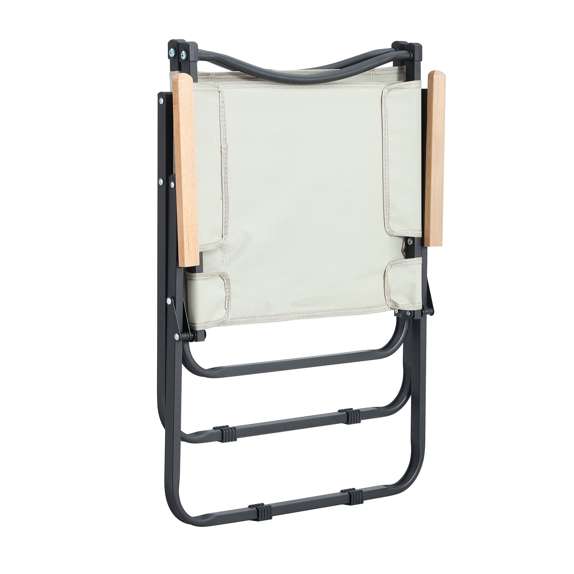Folding Outdoor Chair For Indoor, Outdoor Camping, Picnics, Beach, Backyard, Bbq, Party, Patio - Beige - Image 7