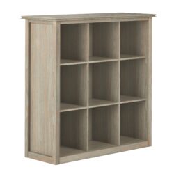 Artisan - 9 Cube Bookcase And Storage Unit - Distressed Gray