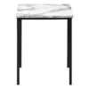 Table Set, Coffee, End, Marble Look Laminate, Contemporary, Modern (Set of 3) - White - Image 5