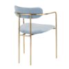 Demi - Contemporary Chair (Set of 2) - Blue - Image 4