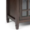 Connaught - Low Storage Cabinet - Dark Chestnut Brown - Image 5