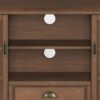 Burlington - Tall TV Media Stand - Rustic Natural Aged Brown - Image 5