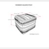 Sommer - Square Pouf - Natural - Image 7