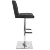 Captain - Contemporary Adjustable Barstool With Swivel - Black - Image 2