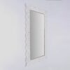 Handcarved Wave Design Rectangle Mirror Accent Enhancing Space - Antique White - Image 4