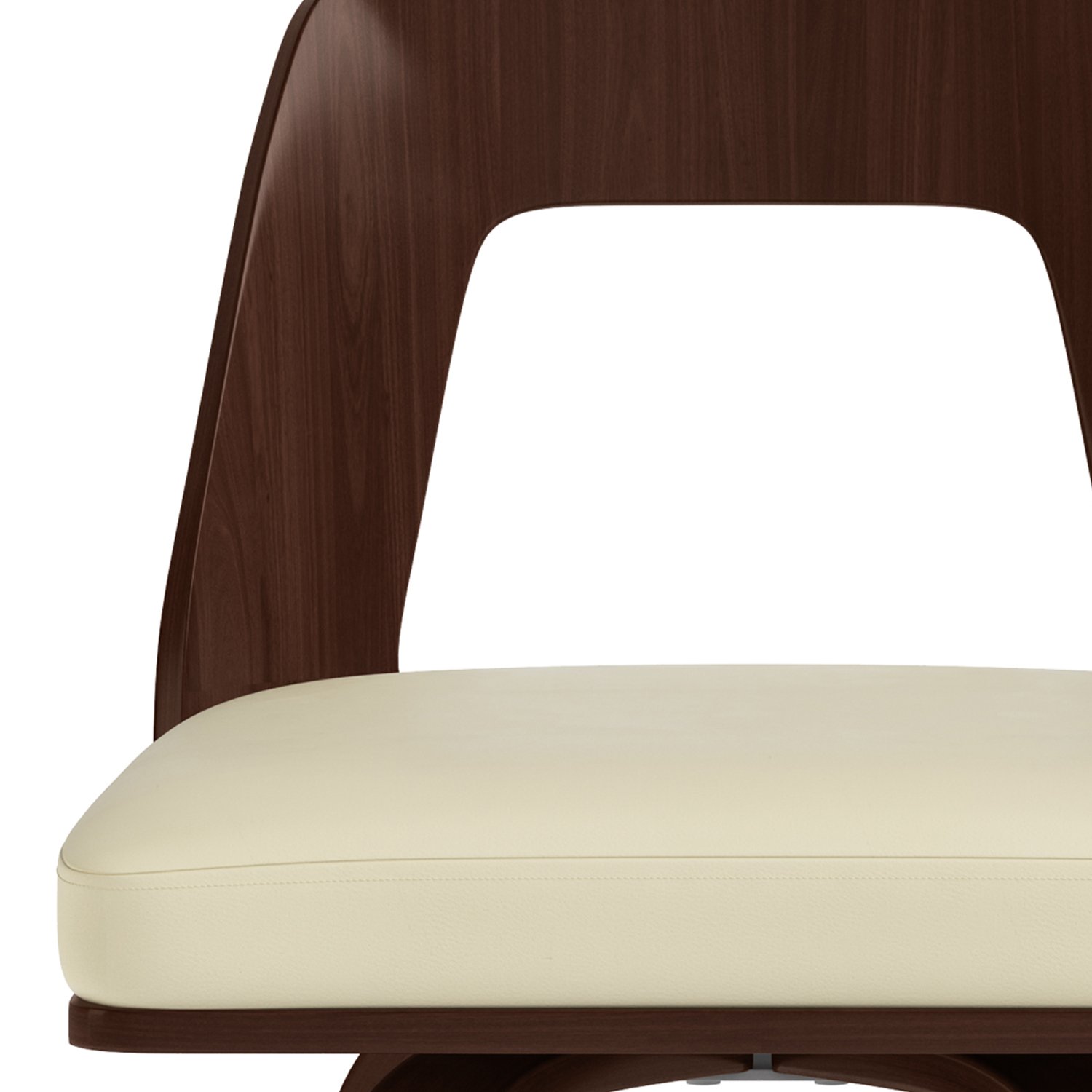 Ellison - Bentwood Swivel Bar Stool (Set of 2) - Cream - Image 6