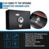 0 23 Cu Ft Top Opening Biometric Security Safe - Black - Image 10