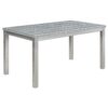 6 Pieces Wooden Dining Table Set, Wooden Dining Table With 4 Upholstered Chairs And Bench For 6 People - Silver Gray - Image 10